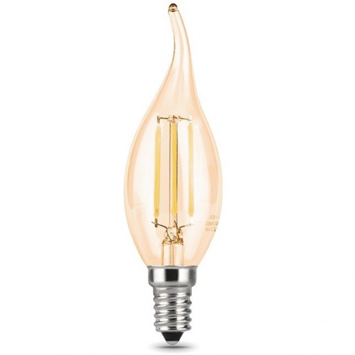   Gauss 104801005 Filament Candle tailed 5W E14 Golden 2700K