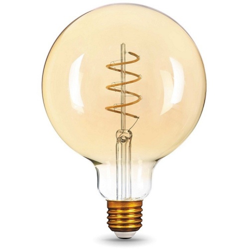   Gauss 158802008 Filament G120 Flexible 6W E27 Golden 2400