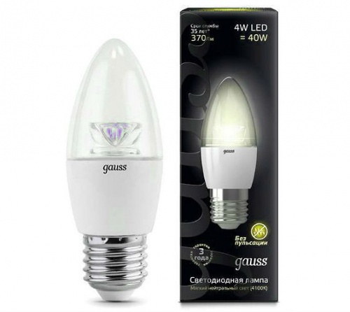  Gauss 103202104 E27 4W 2700