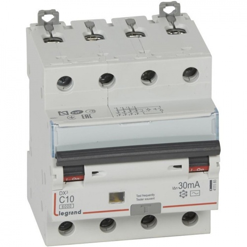     Legrand  DX3 411185 4P C 10A 30mA
