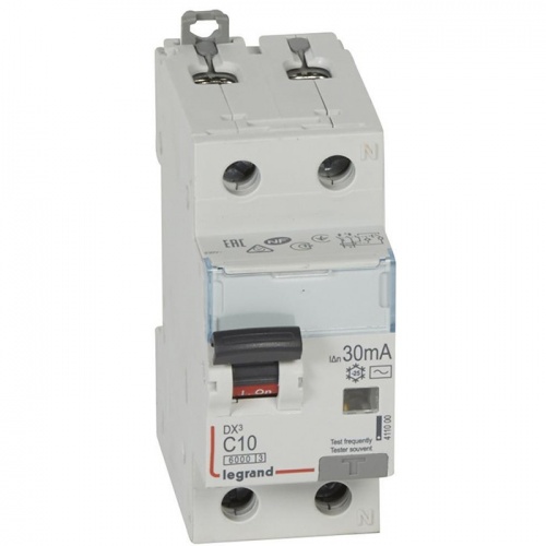     Legrand  DX3 411000 (1P+N) C 10A 30mA