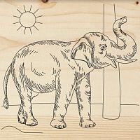 Доска для выжигания Rexant Слон