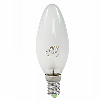 Лампа накаливания ASD B35 Е14 40 Вт матовая