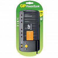 Зарядное устройство GP PowerBank РВ320 для AA, AAA, C и D аккумуляторов