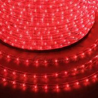 Шнур светодиодный Neon-Night 121-122 Дюралайт LED фиксинг красный свет 100 м