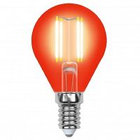 Лампа светодиодная Uniel Air color LED-G45-5W/RED/E14 красный свет