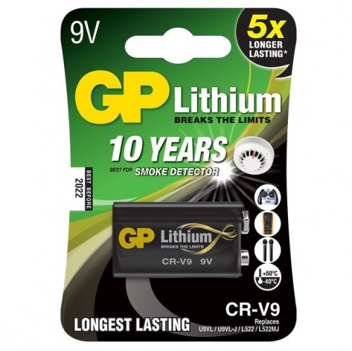   GP Lithium CR-V9 1 .