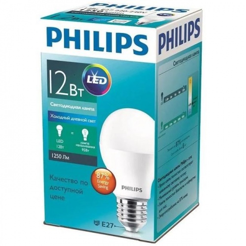   Philips 929001379987 ESS LEDBulb 12-120 E27 6500 230 A60 RCA