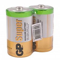 Батарейка алкалиновая GP Batteries Super Alkaline 13А D 2 шт.
