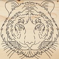 Доска для выжигания Rexant Тигр