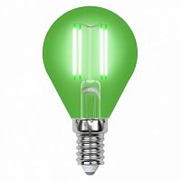 Лампа светодиодная Uniel Air color LED-G45-5W/GREEN/E14 зеленый свет