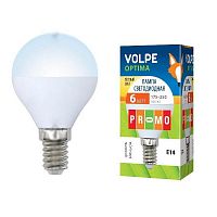   Volpe Optima LED-G45-6W/WW/E14/FR/O