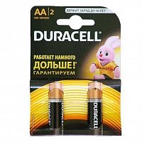 Батарейка алкалиновая Duracell Basic AA LR6 Bl-2 2 шт