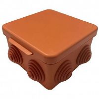 Коробка распределительная Gusi С3В87 Нг Евро оранжевая IP54 80х80х55 мм