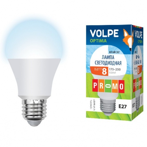   Volpe Optima LED-A60-8W/NW/E27/FR/O