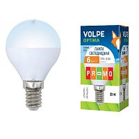   Volpe Optima LED-G45-6W/NW/E14/FR/O