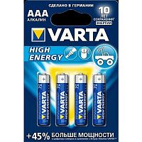   Varta High Energy AAA 4 .