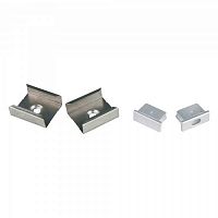 Набор аксессуаров Uniel UFE-N02 Silver A Polybag для алюминиевого профиля