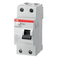 Выключатель автоматический дифференциального тока ABB FH202 40A 30mA AC