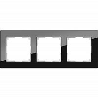 Рамка трехместная Werkel Favorit WL01-Frame-03 черная